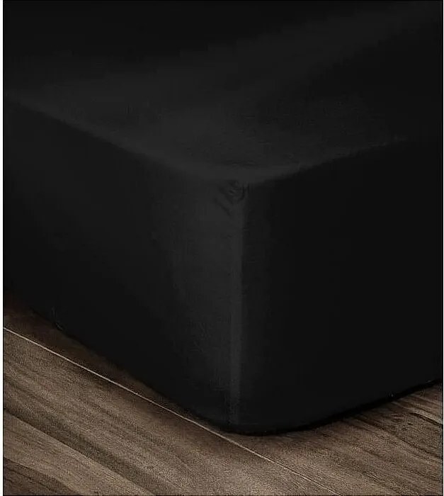 Poszewka na Materac 100% Bawełna 140x190cm - Czarny
