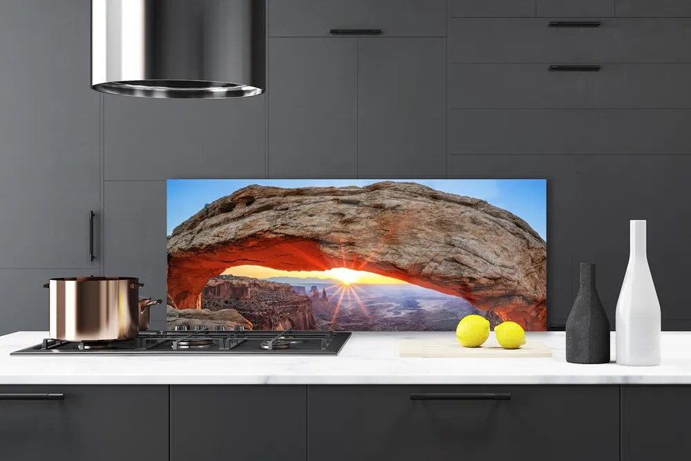 Panel nad blat kuchenny Skaliste Wybrzeże W Pełnym Słońcu