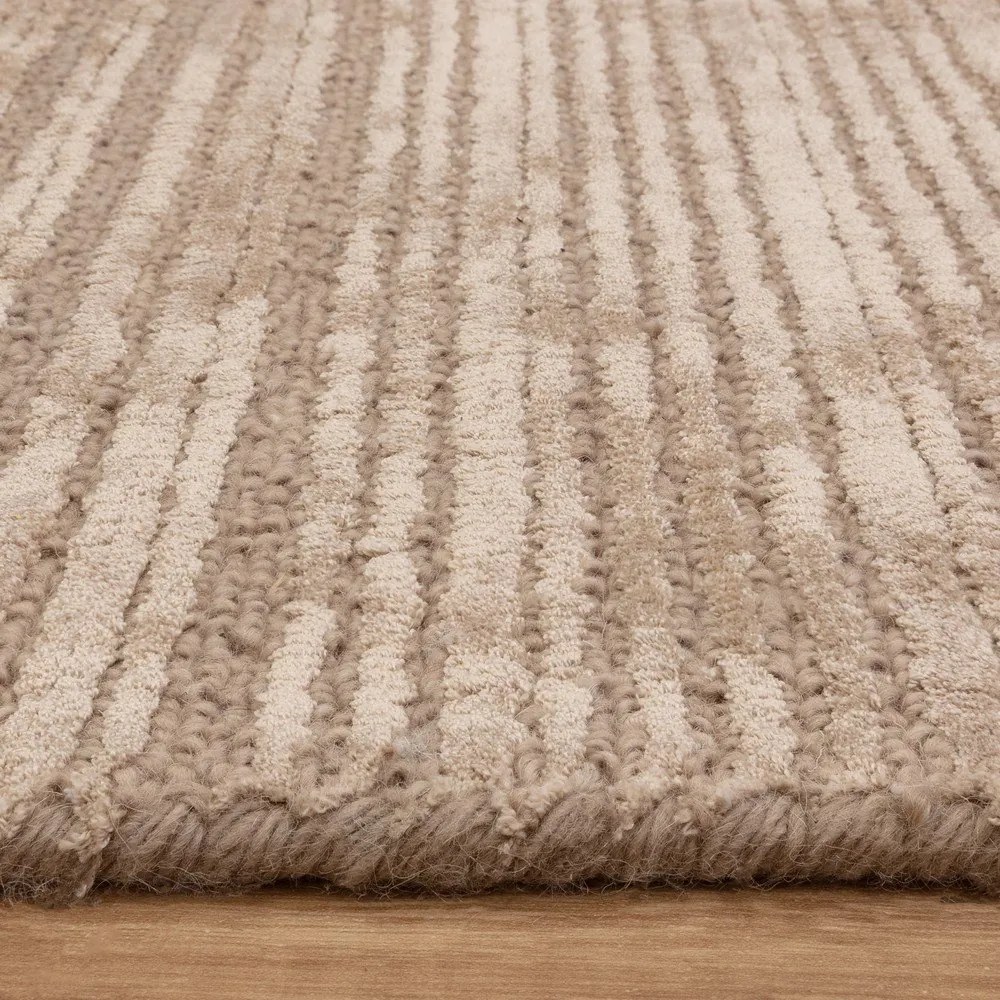 Beżowy dywan z mieszanki wełny tkany ręcznie 200x290 cm Henley Sand – Asiatic Carpets