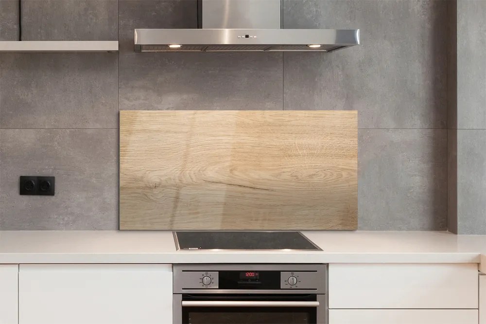 Szklany Panel Drewniane Polana z Sękami