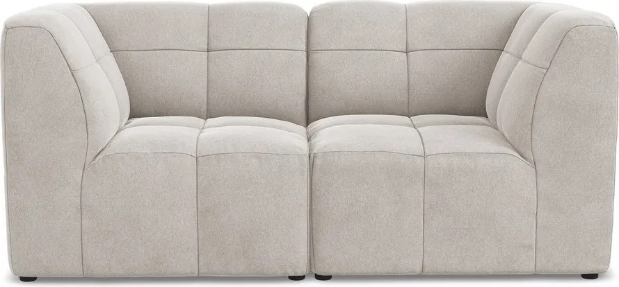 Beżowa aksamitna sofa 180 cm Aloha – Makamii
