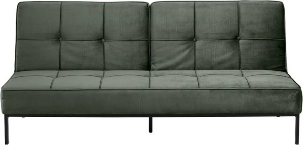 Pikowana sofa rozkładana z tkaniny aksamitnej Perugia VIC