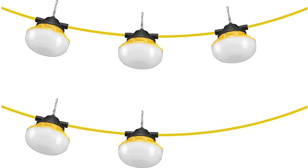 Girlanda Świetlna, SucceBuy Girlanda Świetlna Budowlana 15,24 m 50 W 5 000 lm Wodoodporna