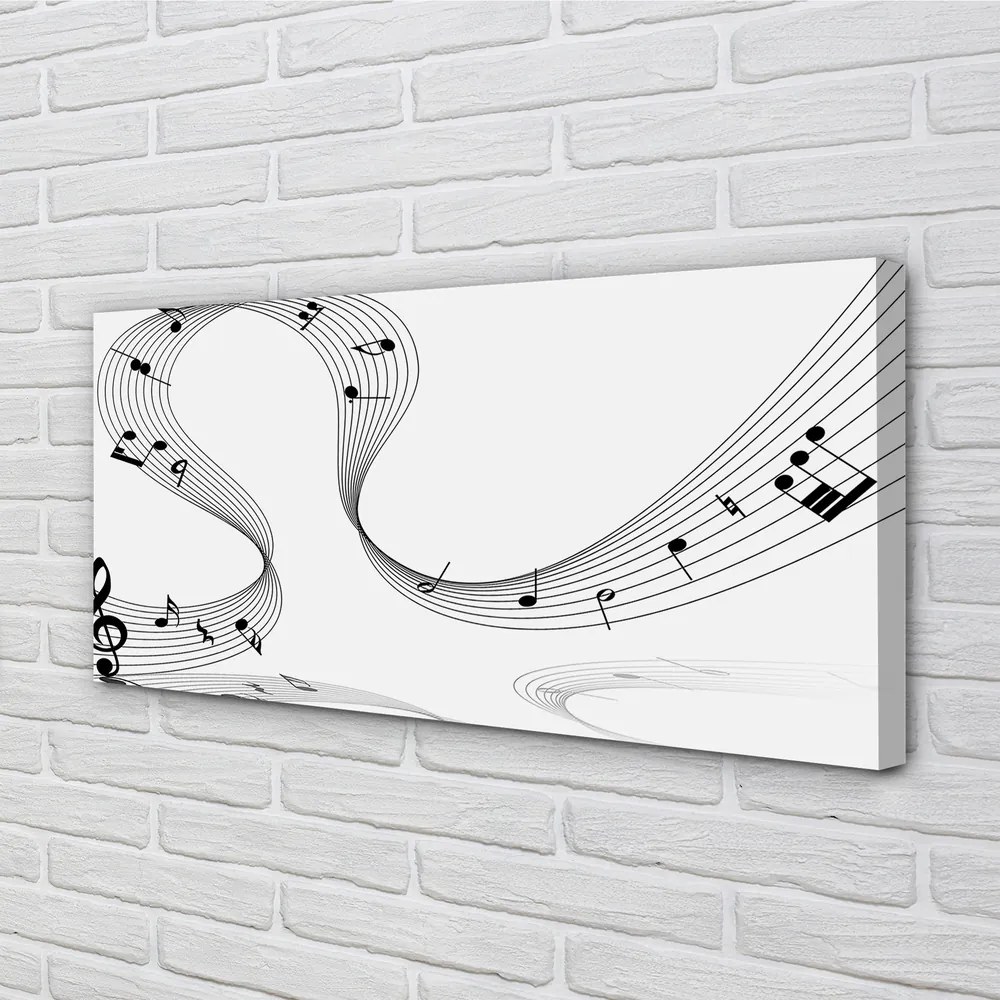 Fotoobraz na płótnie Symbol Muzycznej Harmonii