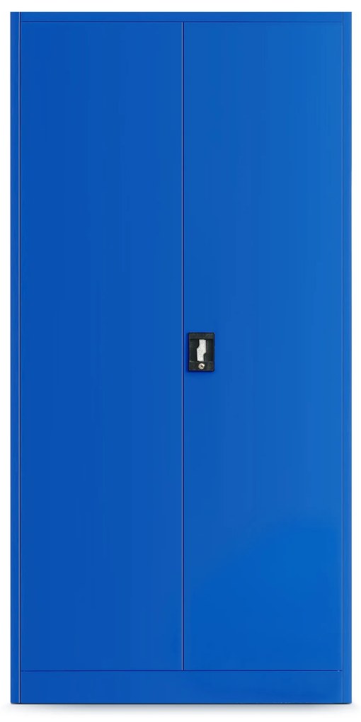 Warsztatowo-narzędziowa szafa metalowa BRUNO, 920 x 1850 x 500 mm, niebieska