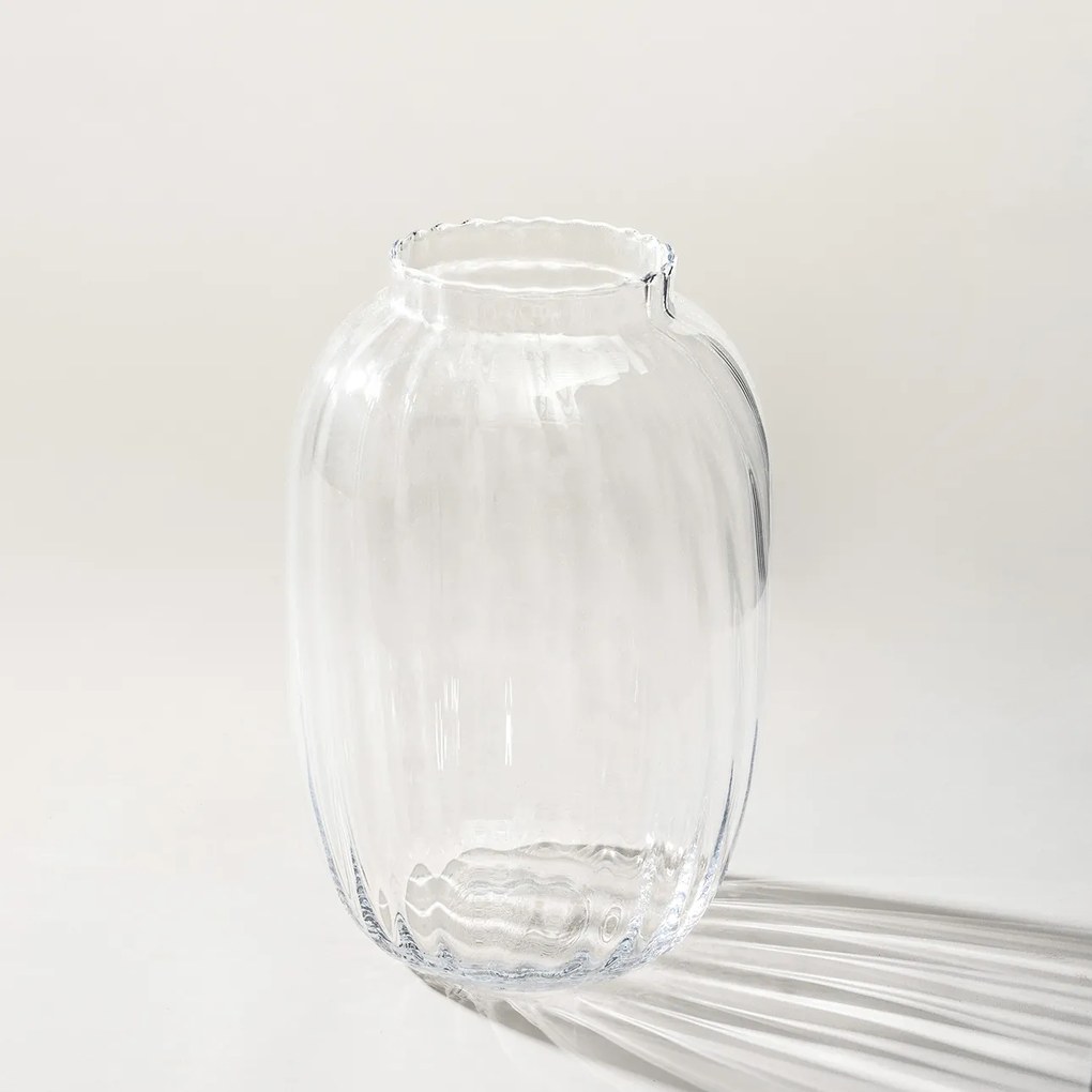 Wazon Glass Flow 18x18x28 cm