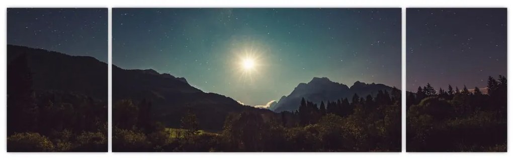 Obraz - nocne niebo (170x50 cm)