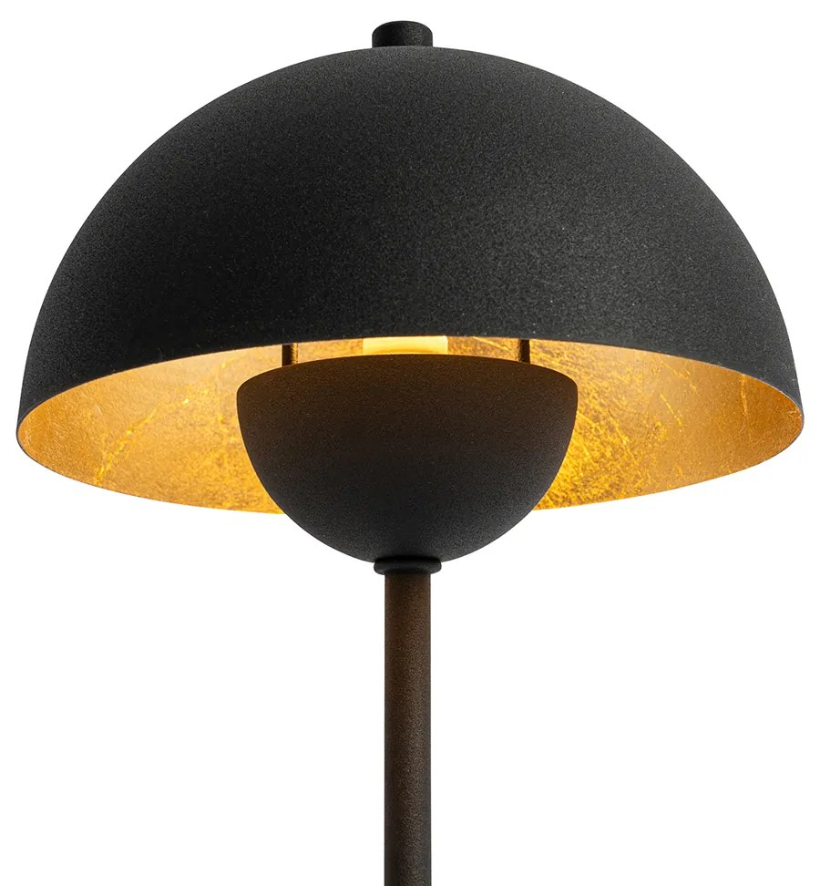 Lampa stołowa Retro czarna ze złotem - Magnax Mini Retro Oswietlenie wewnetrzne