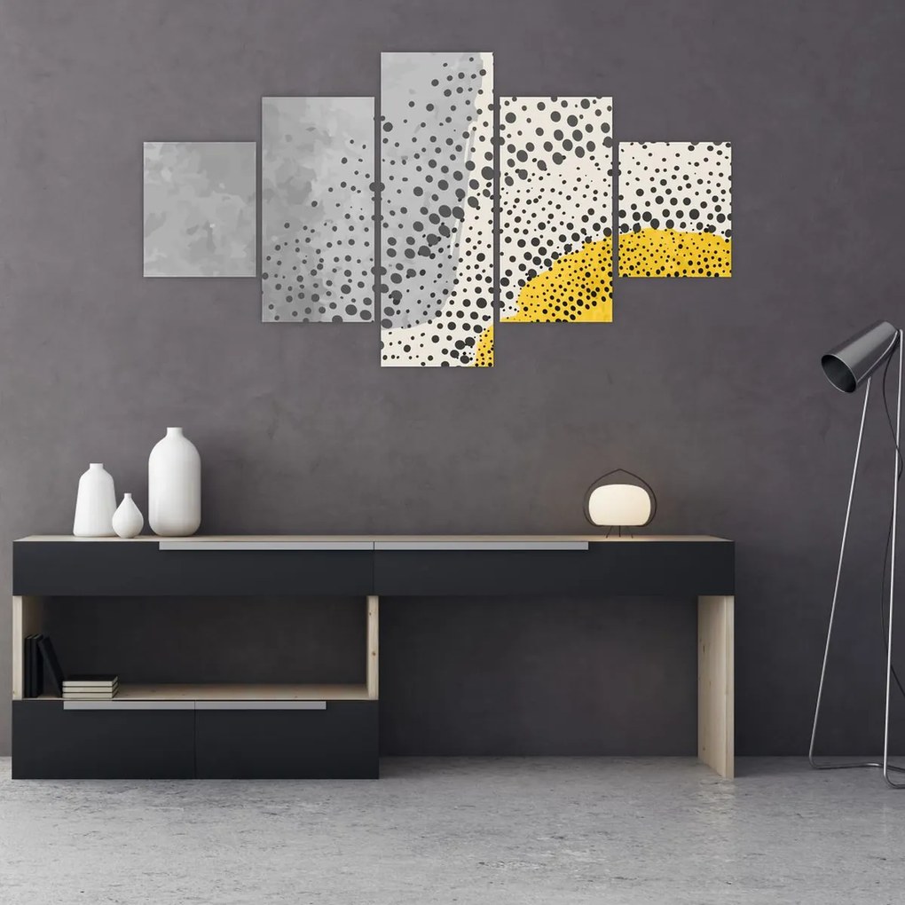 Obraz - Abstrakcyjny obraz plaży N⁰3 (125x70 cm)