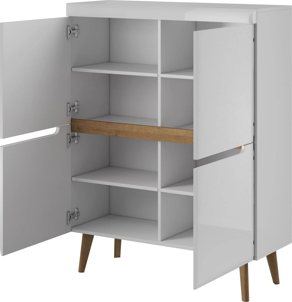 Komoda NORDICO 107 cm do Salonu Sypialni Biały