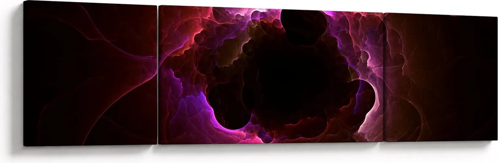 Obraz - abstrakcja chmur (170x50 cm)