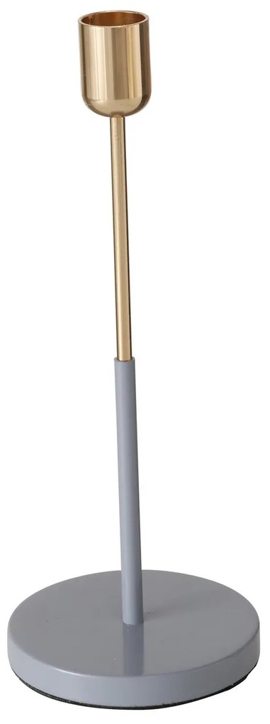 Świeczniki metalowe na jedną świecę TELMO, 2 sztuki