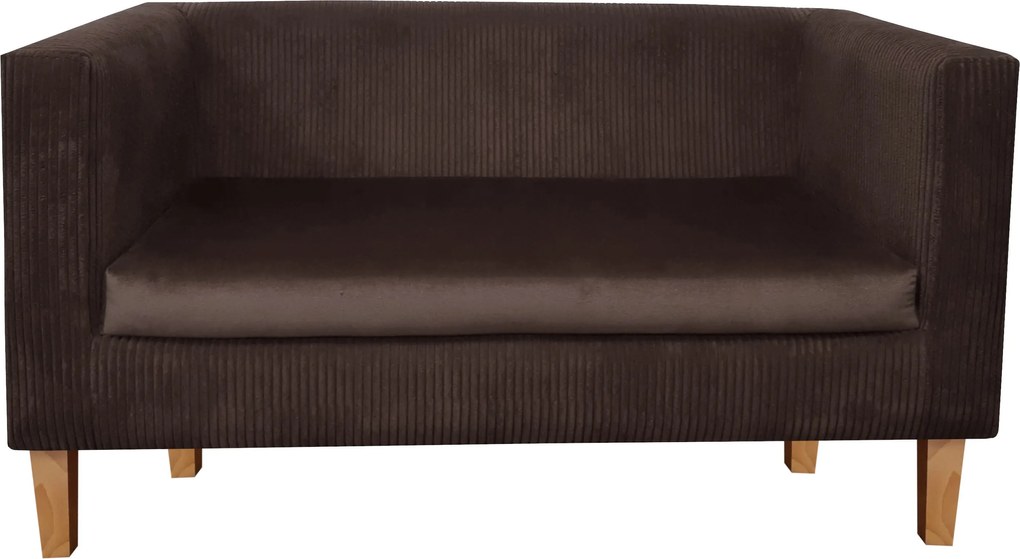 Sofa Monaco : Kolor nogi - Drewno, Kolor tkaniny - Kronos6/Poso6, Typ tkaniny - Kronos/Poso, Wysokość nogi - 20 cm