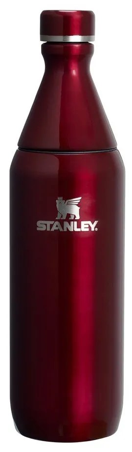 Bordowa butelka termiczna ze stali nierdzewnej 600 ml All Day Slim Bottle Garnet Shine – Stanley