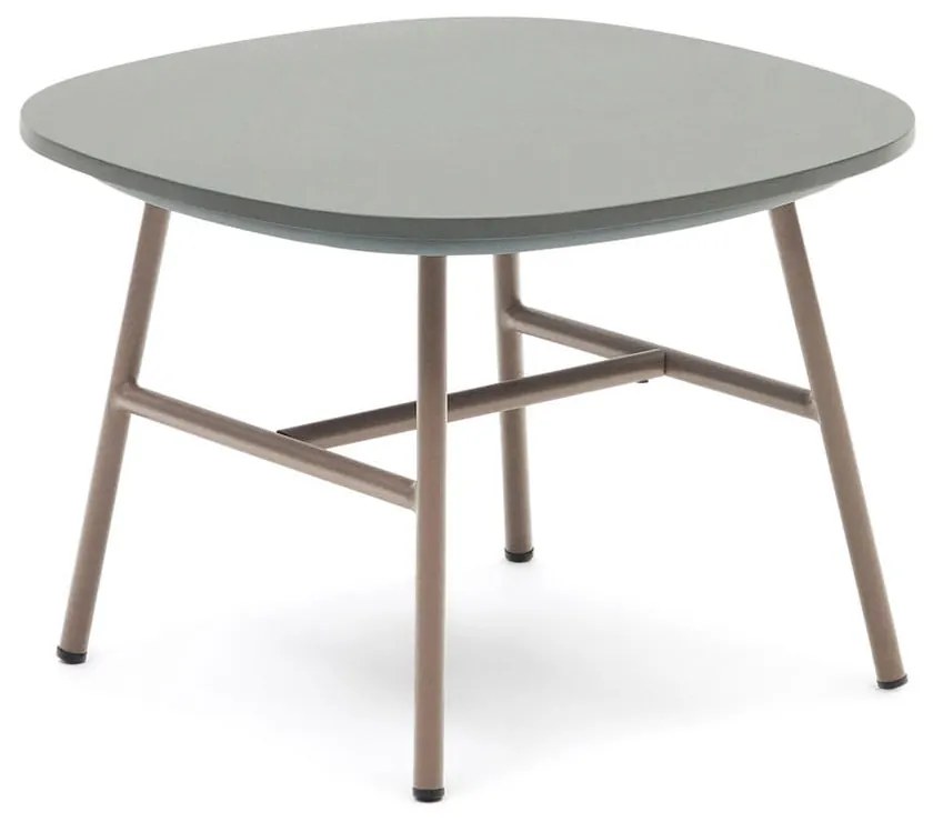 Okrągły stolik ogrodowy z betonowym blatem ø 60 cm Bramant – Kave Home