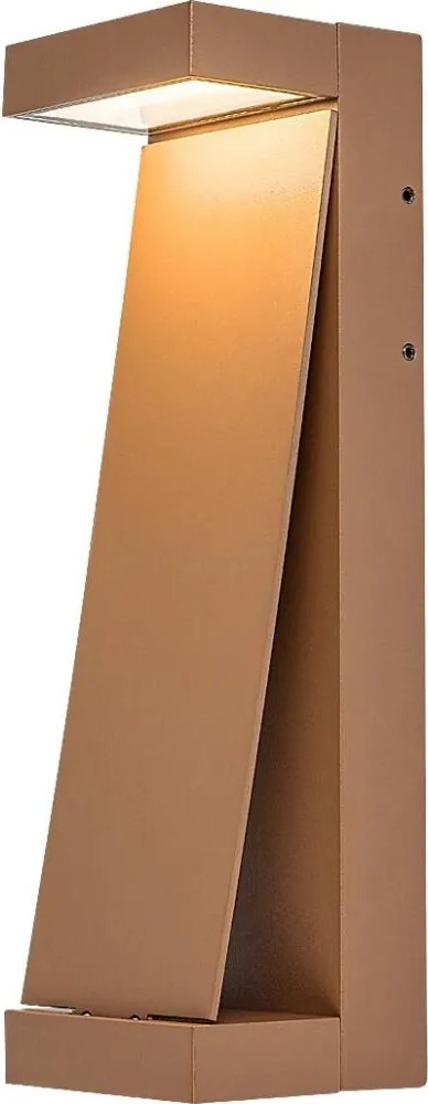 Rabalux 77068 - zewnętrzny kinkiet LED BRADU LED/13W/230V IP65 brązowy