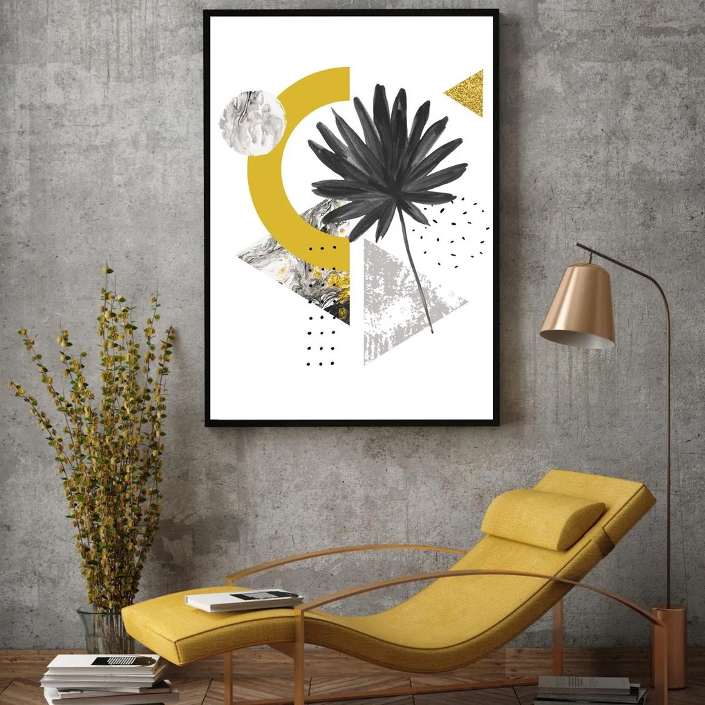 Plakat - Marble Tropic (A4)