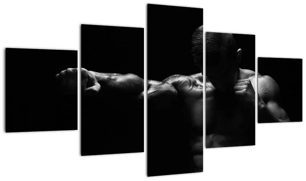 Obraz - Uderzenie pięścią (125x70 cm)