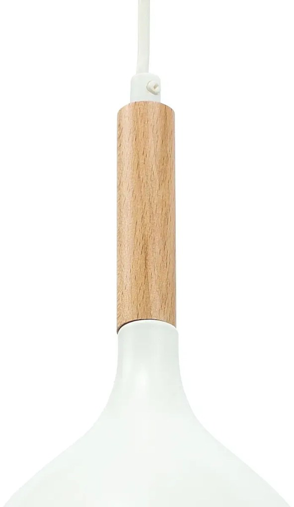 Lampa wisząca WOLDES I biała ELTAP