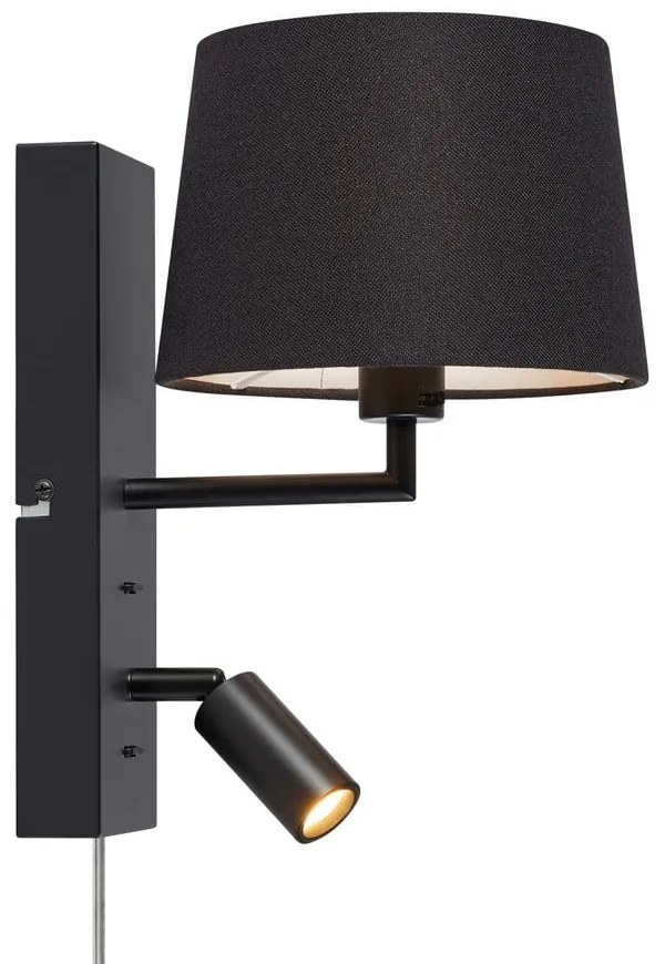 Czarny kinkiet LED (długość 28,5 cm) Como – Markslöjd