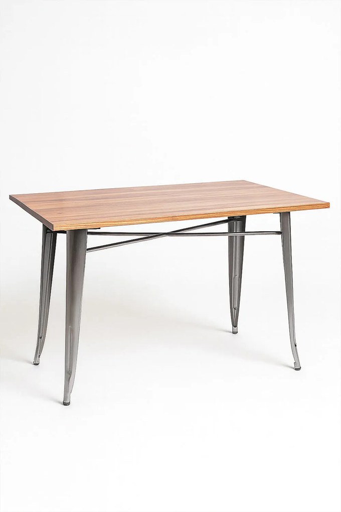Prostoktny stó z naturalnego drewna Torix 120 x 60 cm