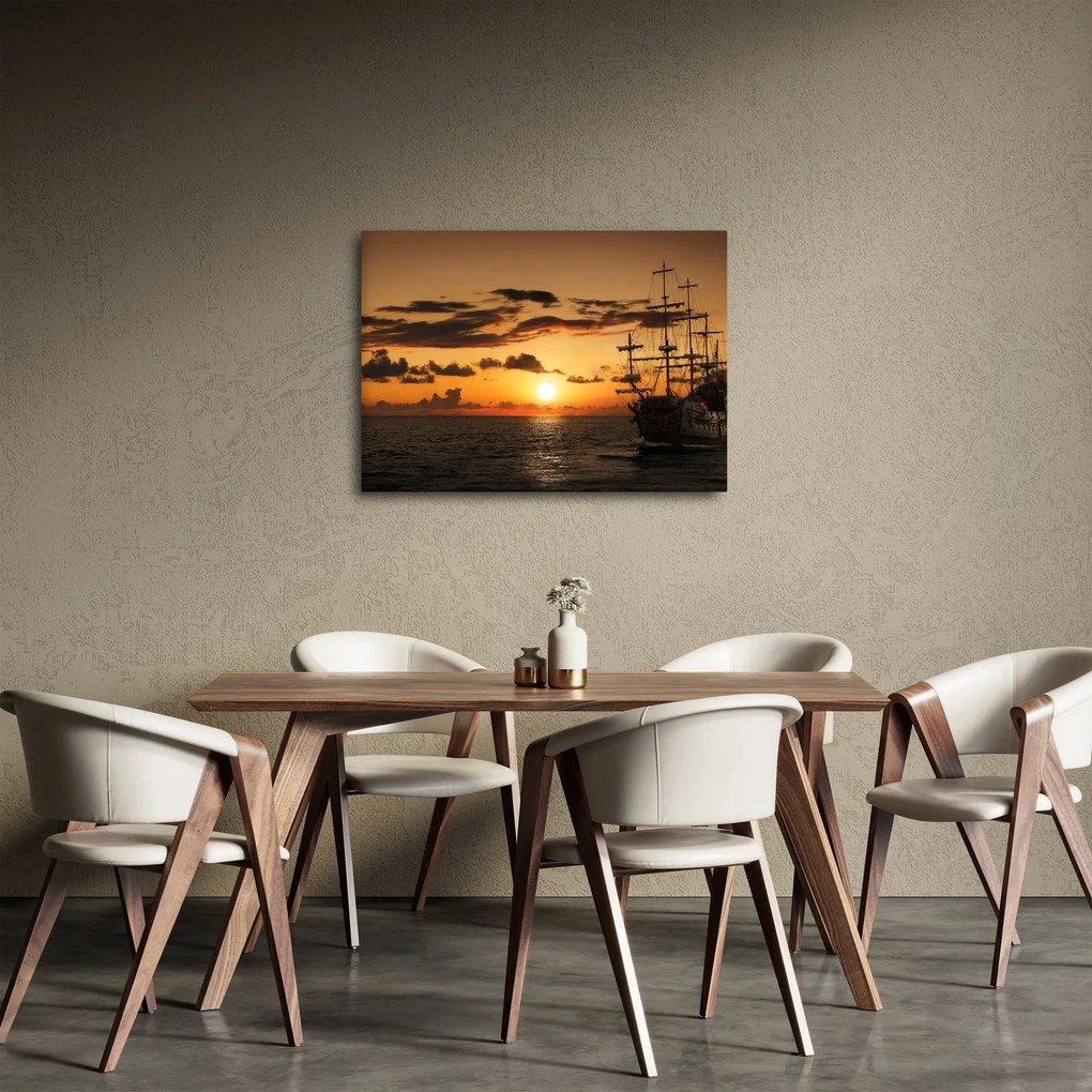Obraz - Statek piracki (70x50 cm)