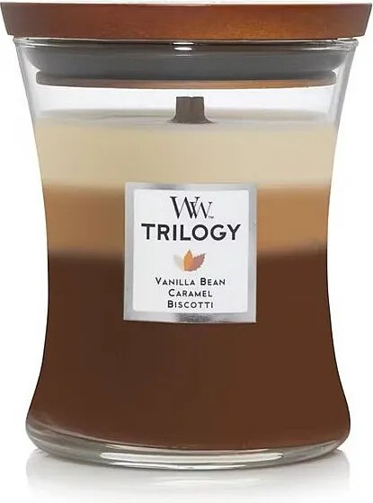 Świeca zapachowa klepsydra, Café Sweets, brązowy 275 gr