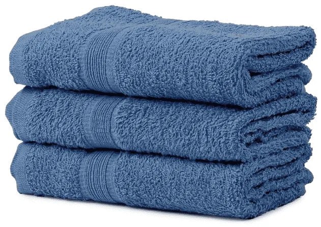 Ręcznik kąpielowy SOFT 70x125 cm niebieski, 100% bawełna