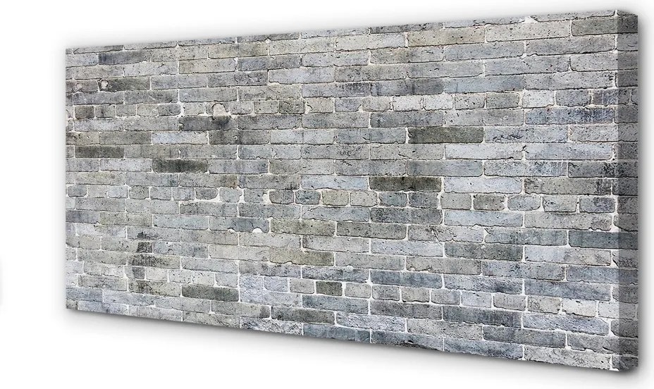 Duży obraz na płótnie Surowa Ściana Ceglana
