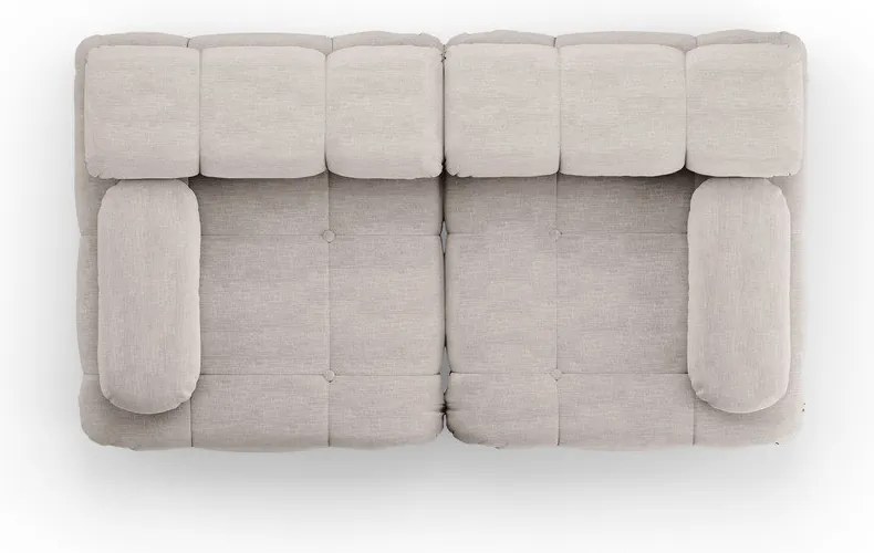 Jasnoszara sofa 192 cm Ferento – Cosmopolitan Design