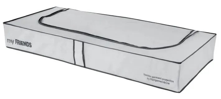 Biały organizer pod łóżko Compactor Underbed White