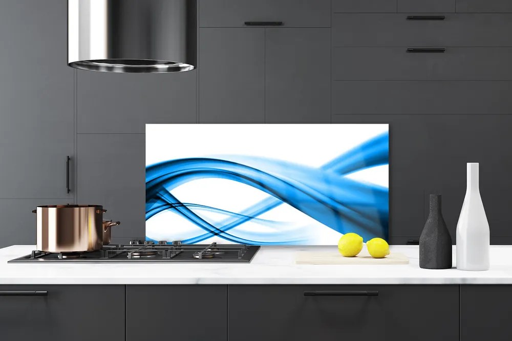 Szkło do Kuchni na Ścianę Wir Kolorów I Kształtów