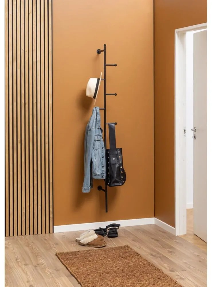 Czarny metalowy wieszak Aspen – Actona