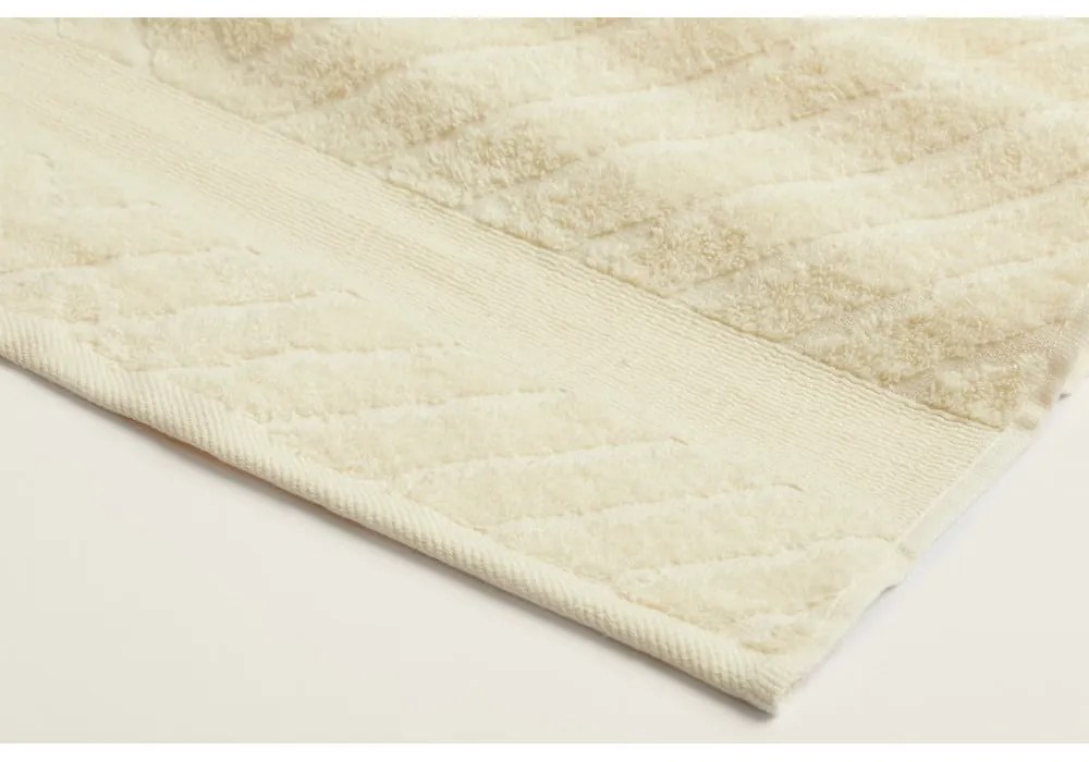 Żółto-szare bawełniane ręczniki frotte zestaw 4 szt. 50x90 cm – Foutastic