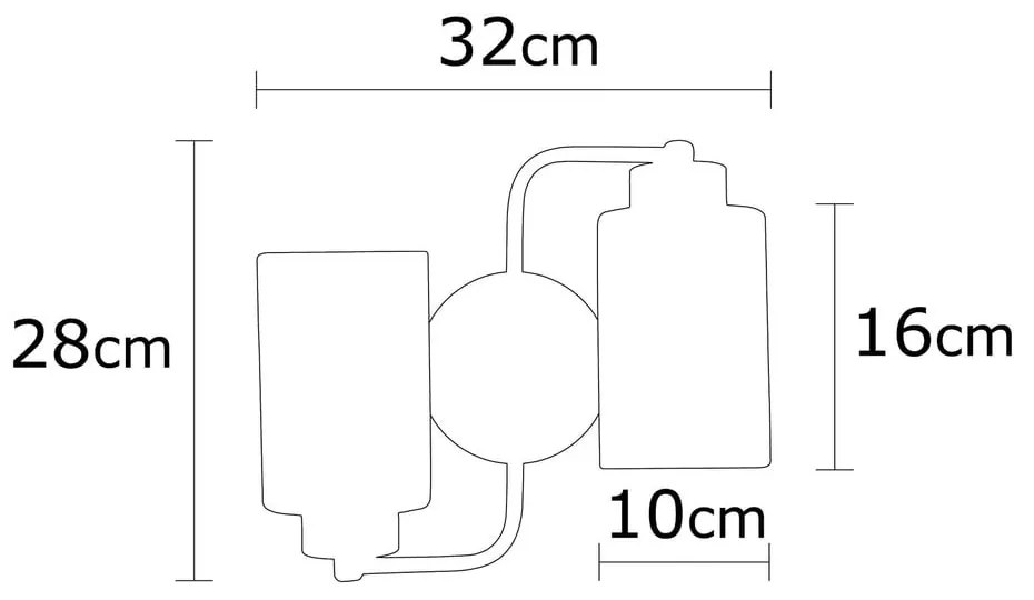 Kinkiet w biało-srebrnym kolorze Balcova – Opviq lights