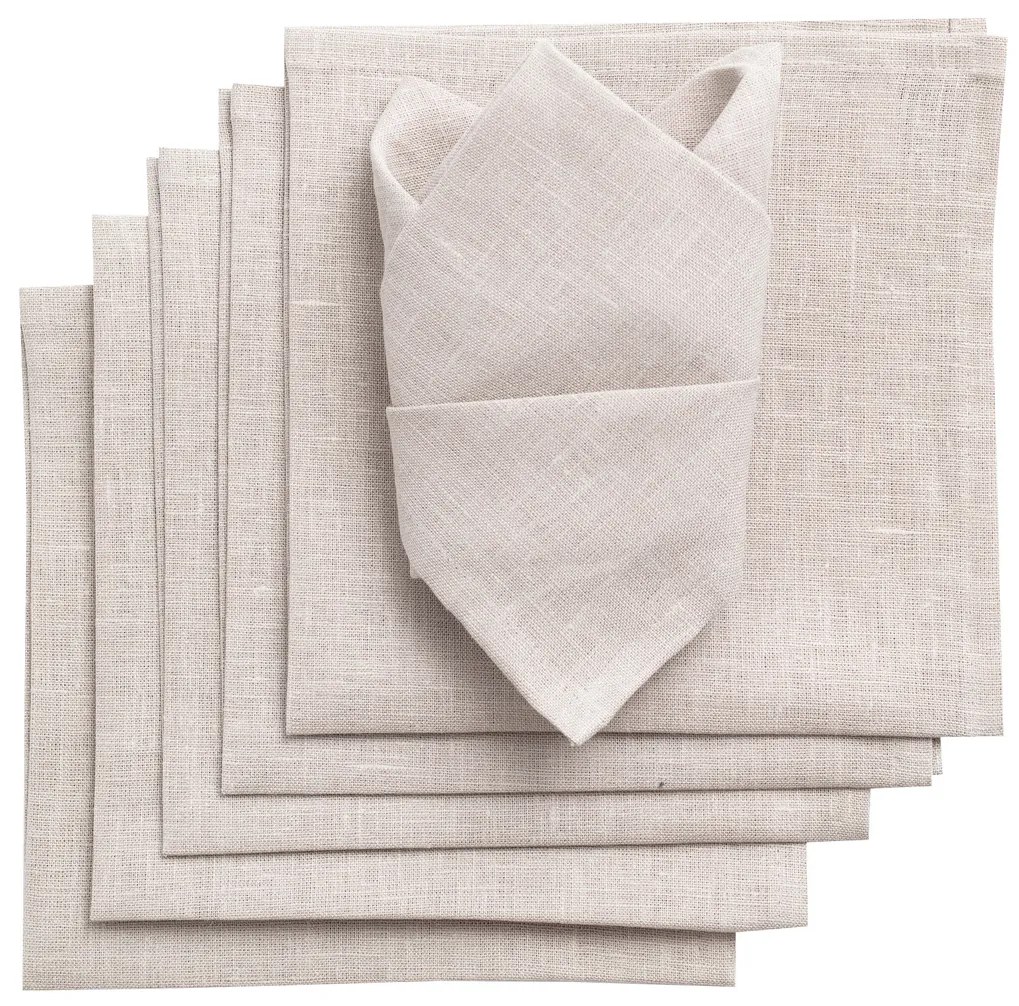 Komplet serwetek 6 szt. 42x42cm Linen 159-15