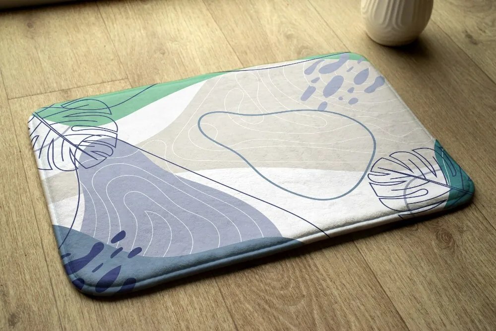 Antypoślizgowy dywanik łazienkowy Antypoślizgowy dywanik łazienkowy Abstrakcja Geometryczna