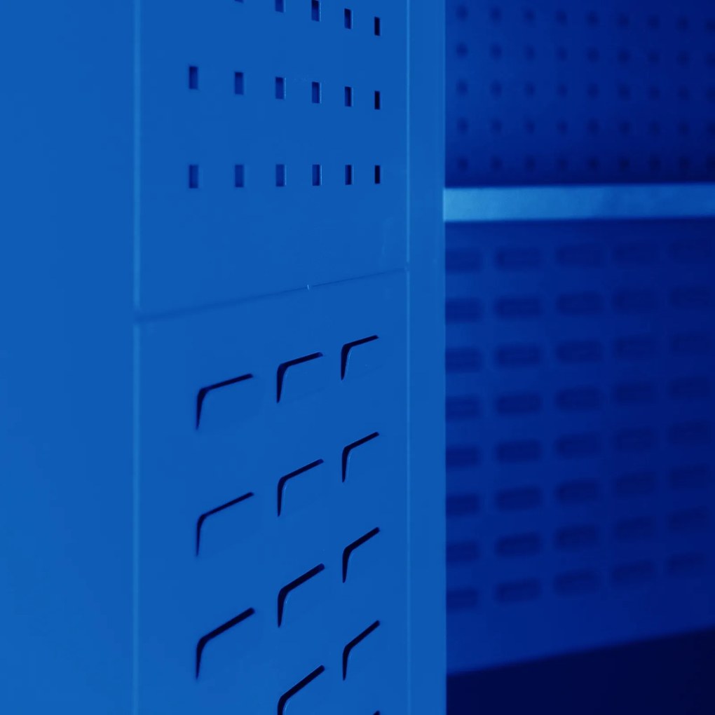 Szafa narzędziowa z 2 szufladami Szymon 92x50x185 cm niebieska