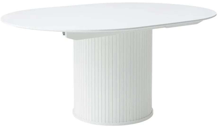 Okrągły rozkładany stół z dodatkowym blatem ø 120 cm Nola – Unique Furniture