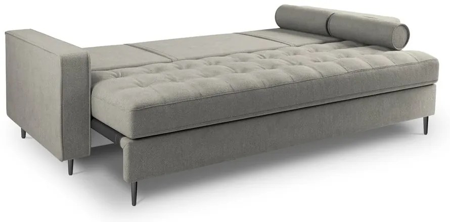 Jasnoszara rozkładana sofa Milo Casa Santo
