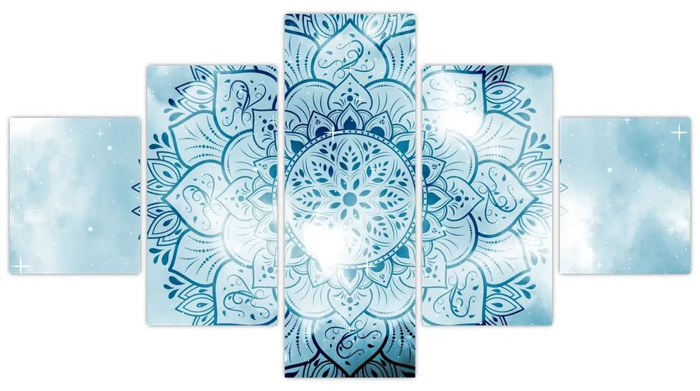 Obraz - Niebiańska mandala (125x70 cm)