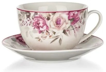 Banquet Ceramiczna filiżanka z spodkiem 240 ml