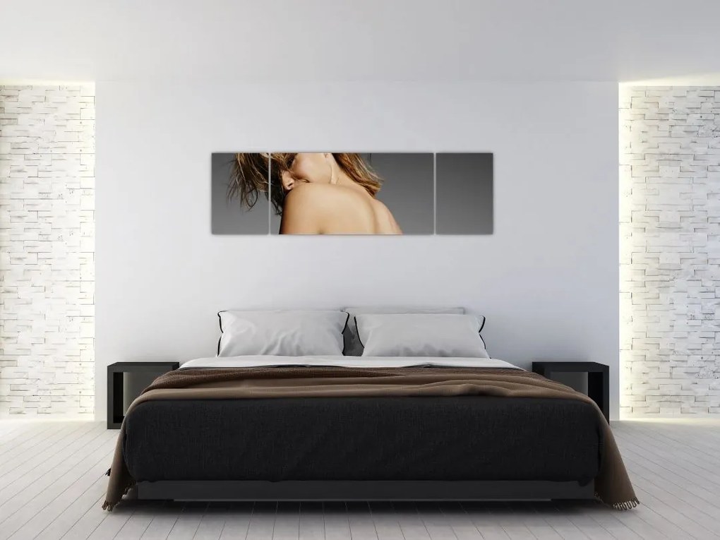 Obraz kąpiącej się kobiety (170x50 cm)