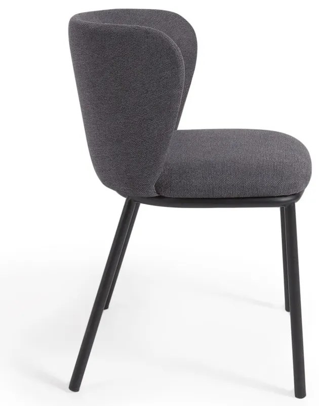 Ciemnoszare krzesło Ciselia – Kave Home