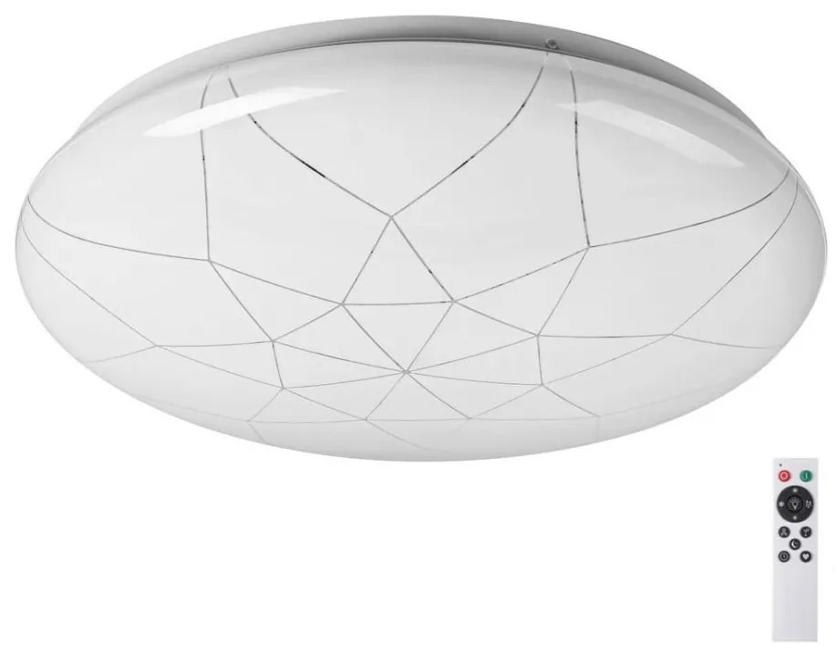 Rabalux 5540-LED Ściemnialna lampa sufitowa DAMIEN LED/24W/230V Wi-Fi + pilot