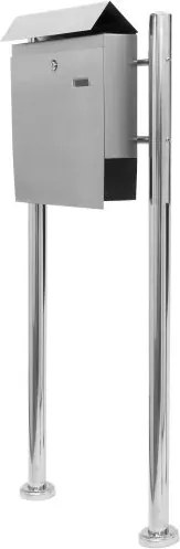 Skrzynka na listy stojąca ze stali nierdzewnej