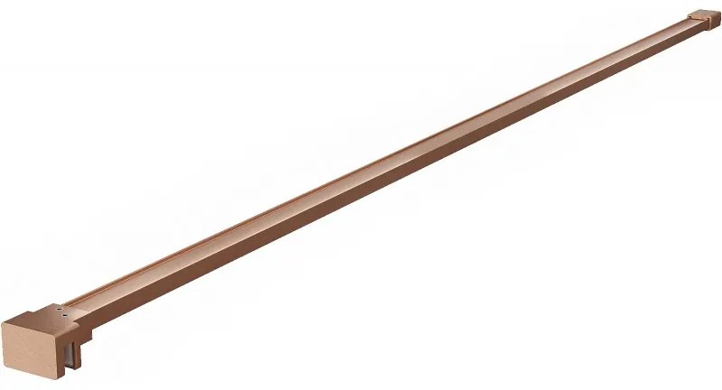 Mexen wspornik prosty do ścianki prysznicowej 6-8 mm, miedź szczotkowana - 800-01-65