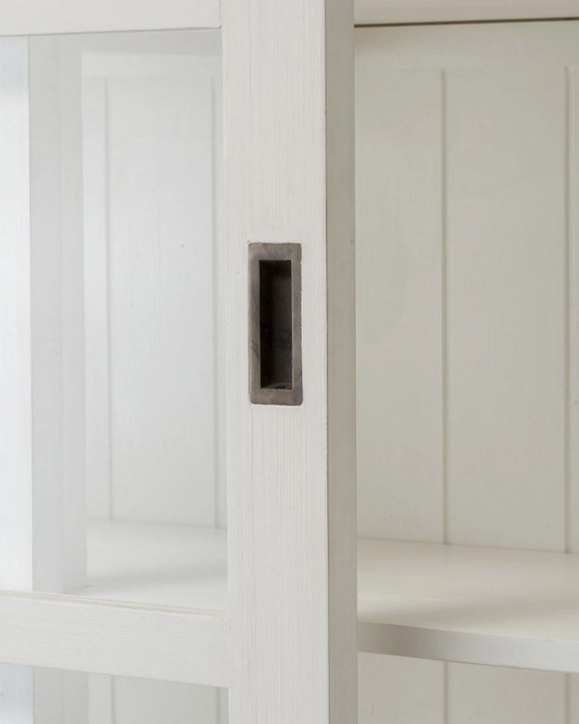 Witryna Milton z 4 szufladami 144x53x226cm