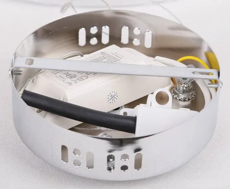 Chromowana lampa wisząca okrąg 40 cm LED - V083 W0-F32