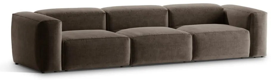 Brązowa sofa 364 cm Bergamo – Cosmopolitan Design